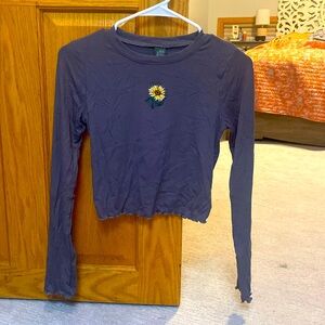 Gray Wild Fable Crop Top